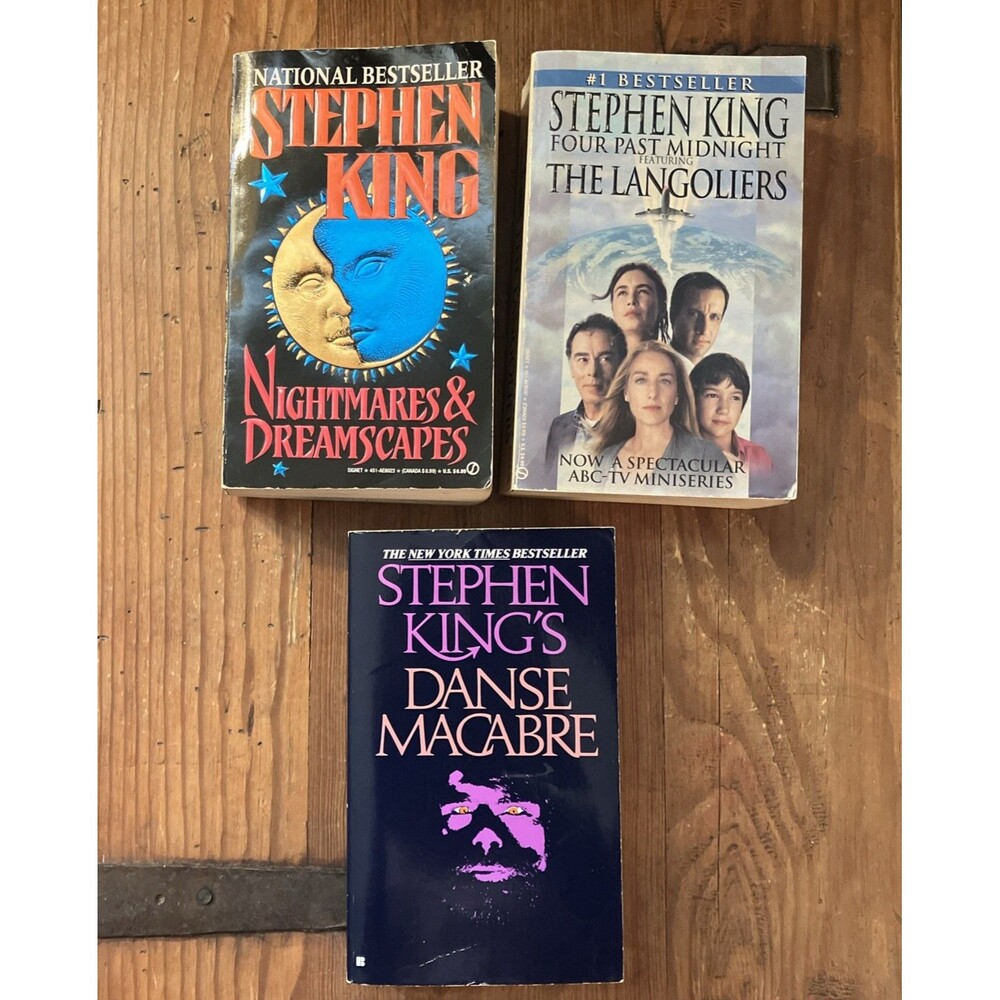 VTG Stephen King PB Lot Nightmares Dreamscapes Four Past Midnight Danse Macabre